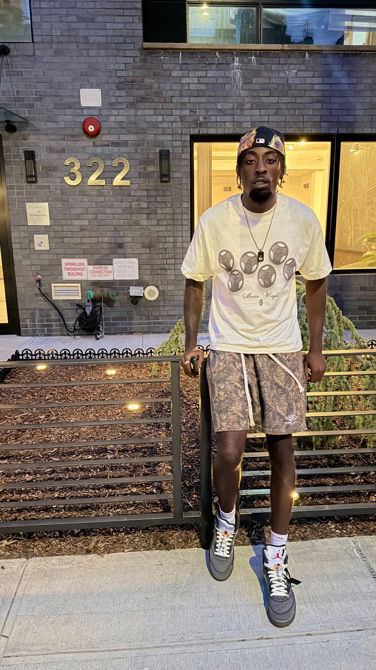 OS “Movin’ Weight” Tee - Cream
